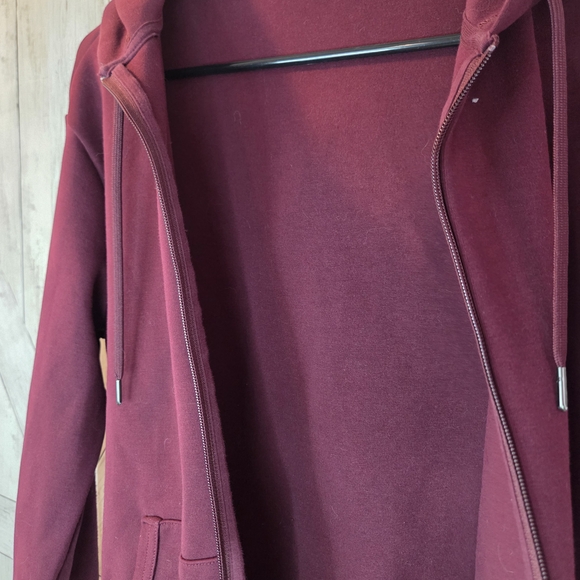 Ralph Lauren Burgundy Hoodie Jacket - Picture 5 of 7